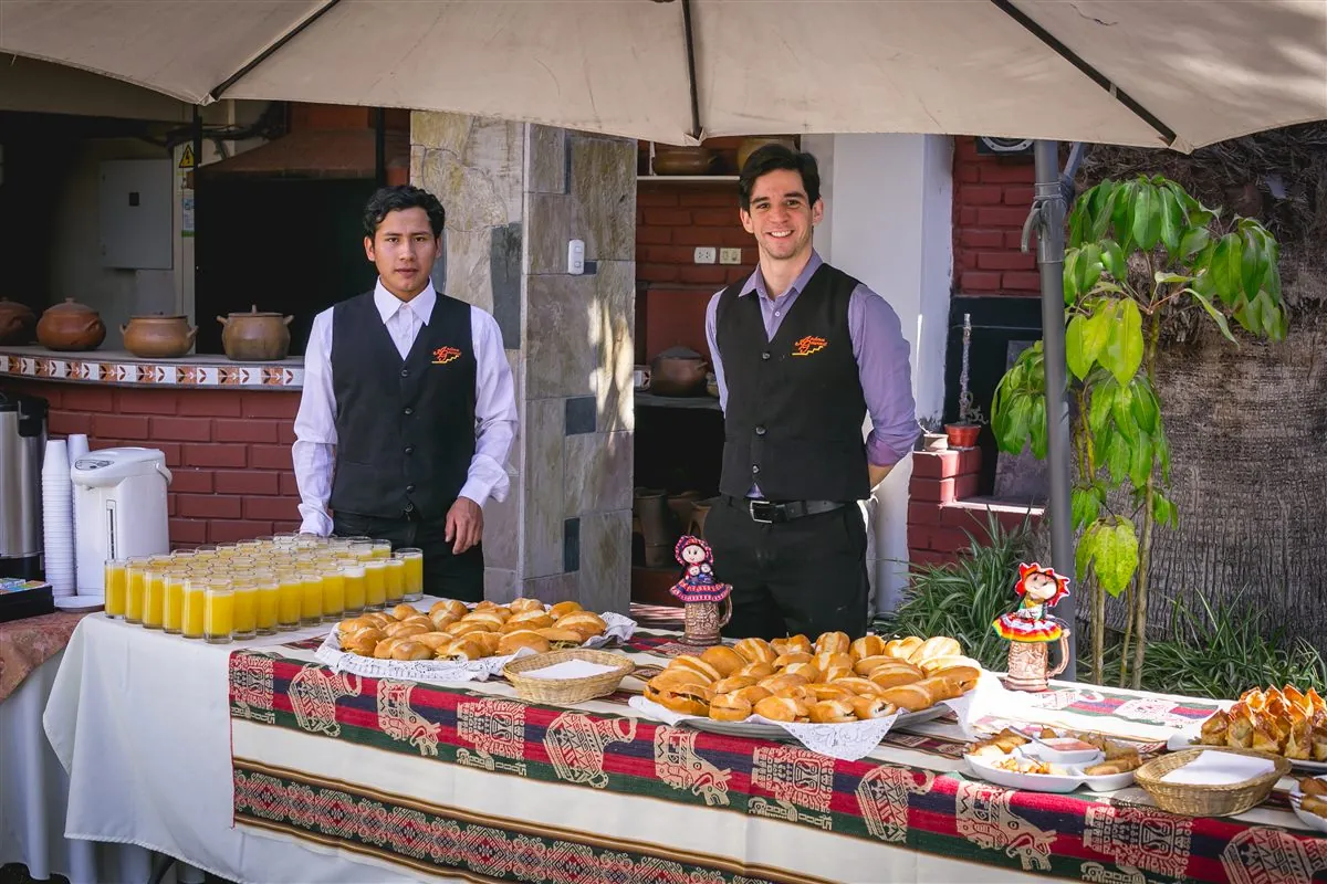 Jardines y terrazas — Andenes Hotel